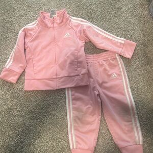 adidas Baby Girls 2-pc. Track Suit